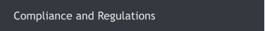 Compliance and Regulations